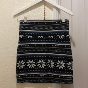 Winter fitted tight skirt